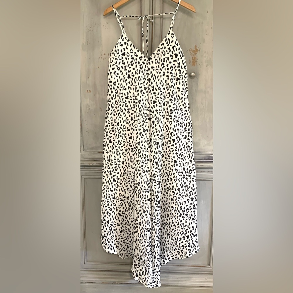 NWT Honey Punch White Wide Leg Jumpsuit Sz S